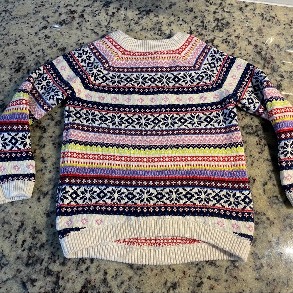Girl winter sweater